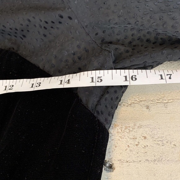 Vintage Black Velvet Dress Karen Lucas for Niki Sweetheart Neck Sz‎ 6 Sheer - Picture 8 of 11